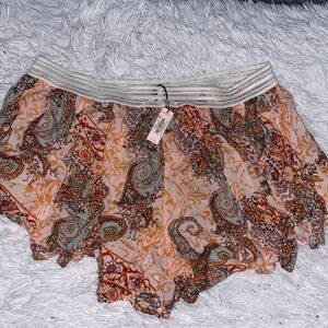 Victoria's Secret Paisley Mini Skirt - Multicolor